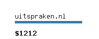 uitspraken.nl Website value calculator