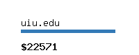 uiu.edu Website value calculator