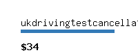 ukdrivingtestcancellations.co.uk Website value calculator