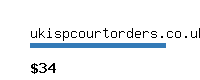 ukispcourtorders.co.uk Website value calculator