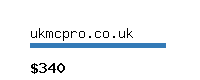 ukmcpro.co.uk Website value calculator