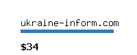 ukraine-inform.com Website value calculator