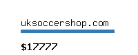 uksoccershop.com Website value calculator