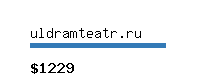 uldramteatr.ru Website value calculator