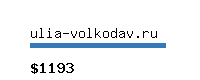 ulia-volkodav.ru Website value calculator