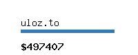 uloz.to Website value calculator