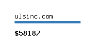 ulsinc.com Website value calculator