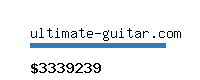 ultimate-guitar.com Website value calculator