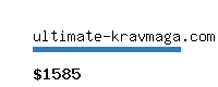 ultimate-kravmaga.com Website value calculator