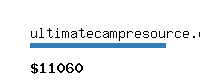 ultimatecampresource.com Website value calculator