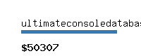 ultimateconsoledatabase.com Website value calculator