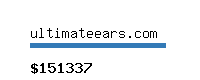 ultimateears.com Website value calculator