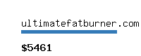 ultimatefatburner.com Website value calculator