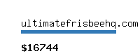 ultimatefrisbeehq.com Website value calculator