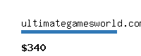 ultimategamesworld.com Website value calculator