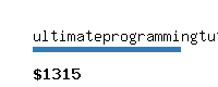 ultimateprogrammingtutorials.info Website value calculator