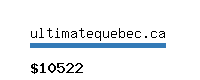 ultimatequebec.ca Website value calculator