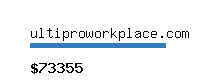 ultiproworkplace.com Website value calculator