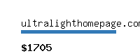 ultralighthomepage.com Website value calculator