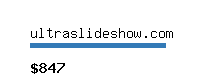 ultraslideshow.com Website value calculator