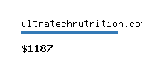 ultratechnutrition.com Website value calculator