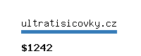 ultratisicovky.cz Website value calculator