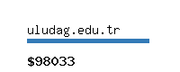 uludag.edu.tr Website value calculator