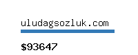 uludagsozluk.com Website value calculator