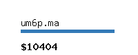 um6p.ma Website value calculator