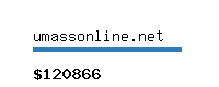 umassonline.net Website value calculator