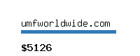 umfworldwide.com Website value calculator