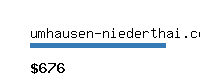 umhausen-niederthai.com Website value calculator