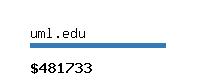 uml.edu Website value calculator