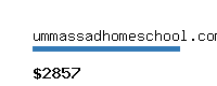 ummassadhomeschool.com Website value calculator