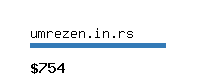 umrezen.in.rs Website value calculator