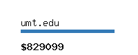 umt.edu Website value calculator