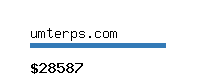 umterps.com Website value calculator