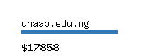 unaab.edu.ng Website value calculator