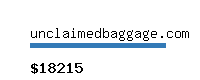 unclaimedbaggage.com Website value calculator