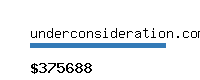 underconsideration.com Website value calculator