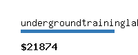 undergroundtraininglab.com Website value calculator