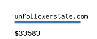 unfollowerstats.com Website value calculator