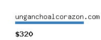 unganchoalcorazon.com Website value calculator