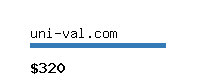 uni-val.com Website value calculator