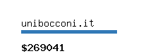 unibocconi.it Website value calculator