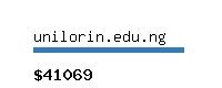 unilorin.edu.ng Website value calculator