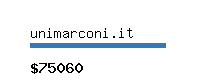 unimarconi.it Website value calculator