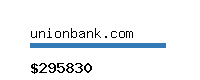unionbank.com Website value calculator