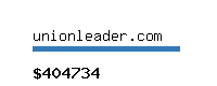 unionleader.com Website value calculator