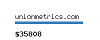 unionmetrics.com Website value calculator